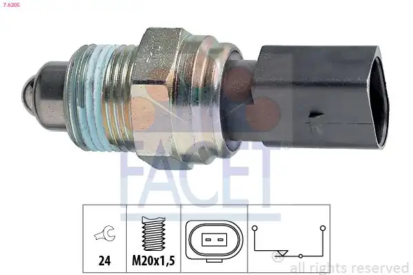 FACET 7-6205 | Geri Vites Müşürü VW Golf IV Bora Kalın Tip
