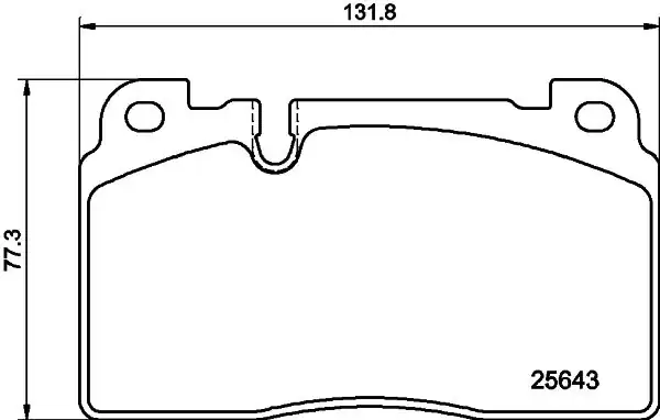 Hella Pagid 8db355020 241 Ön Fren Balatası 16mm Audi A6 A7 Q5 13