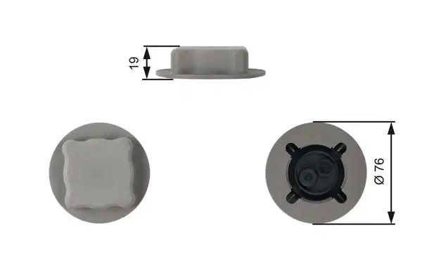 Gates Rc206 Yedek Su Deposu Kapağı Volvo 850 S70 C70 960 S40 V40 S60 S80 V70 Xc70 Xc90 94 09