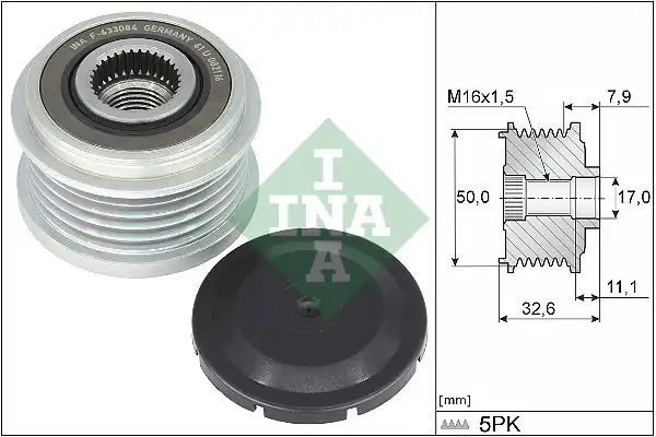 İna 535035910 Alternatör Kasnağı Mercedes M282 W118 W177 W247 A2821507100