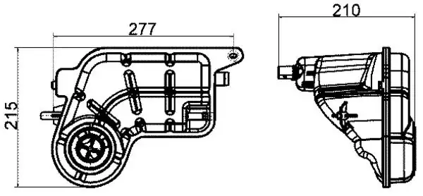 MAHLE CRT20000S | Radyatör Yed Su Deposu Audi A4 A6 04 15 2 0 TDI TFSI