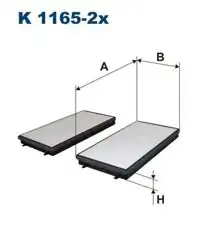 FILTRON K1165-2X | Polen Filtresi BMW E65 E66 E67