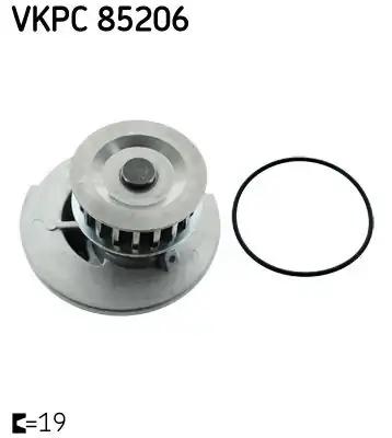 SKF VKPC85206 | Devirdaim Su Pompası Corsa B Astra F Astra Classic X14nz 14nv C14nz 16sv X14sz C16se
