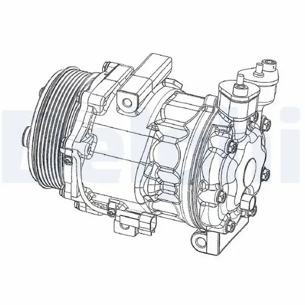 DELPHI CS20351 | Kompresör Ford Transit V348 2 2 TDCI 11 14