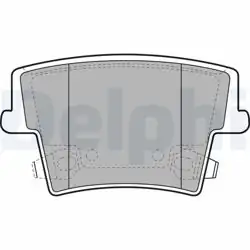 DELPHI LP2035 | Fren Balatası Arka Chrysler 300C 04-12 Lancıa Thema 3.6 3.0D 11 -