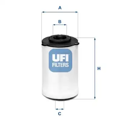 UFI 26-H2O-03 | Yakıt Filtresi Boxer Jumper III IV 2 0 Hdi 15 19 Oe