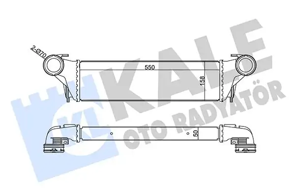 KALE 344845 | Turbo Radyatörü Bmw X5 E53 M57n 3 0d 03 06