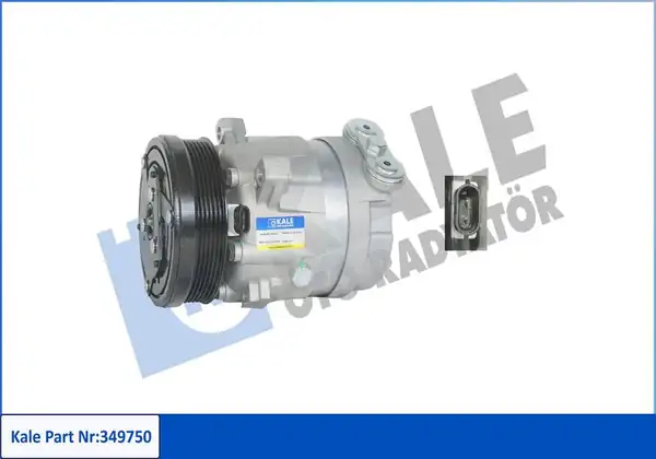Kale Radyatör 349750 Klima Kompresörü Opel Calıbra A Vectra A 6pk V Kayış Kasnağı 126ml Klima Kompresörü
