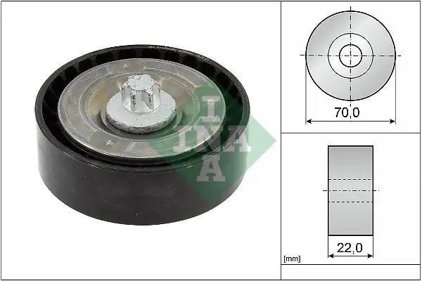 İna 532089510 Mercedes Om654 Om656 W213 C257 Vito W447 14 Kayış Gergi Rulmanı