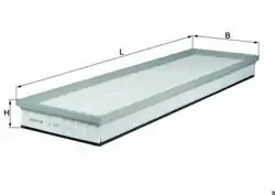 MAHLE LX467-1 | Hava Filtresi BMW E36 E34 E38