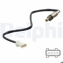 DELPHI ES21251-12B1 | Oksijen Sensörü Saxo P106 P206 P306 Ym Partner II Berlingo II Xsara II Tu3jp (1.4 8V) Tu5jp (1.6 8V) Boy:555mm