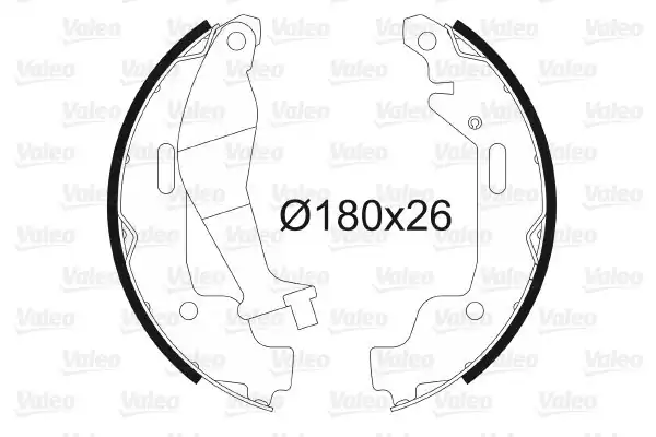 Valeo 562783 Arka Fren Pabucu Opel Agila 1 0 12v 1 2 16v 00 794326