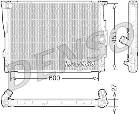 Denso Drm05073 Su Radyatörü Brazing Bmw E84 90 92 N52 53 Otm. 323 325 330i