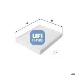 UFI 53.207.00 | Polen Filtresi Fiesta VI 08 /-B Max 13 /-Transit Courıer 14 /-Ecosport 12-Ka + III 18 -