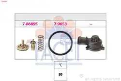 FACET 7.8689K | Termostat 80C Volkswagen Golf V VI Jetta III IV