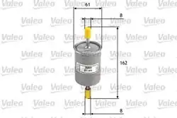 VALEO 587008 | Yakıt Filtresi | Fiat Punto I 1.1 55