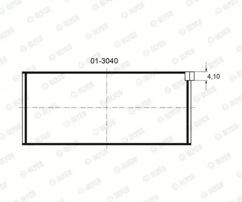 GLYCO 01-3040-50 | 25mm Yatak 5 Sil. Kol 0 25