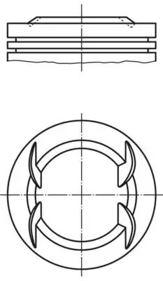 MAHLE 011PI00111002 | Piston Segman 79 00mm 0 50 mm Z16xer A16xer Astra H J Insignia Cruze 4 Adet