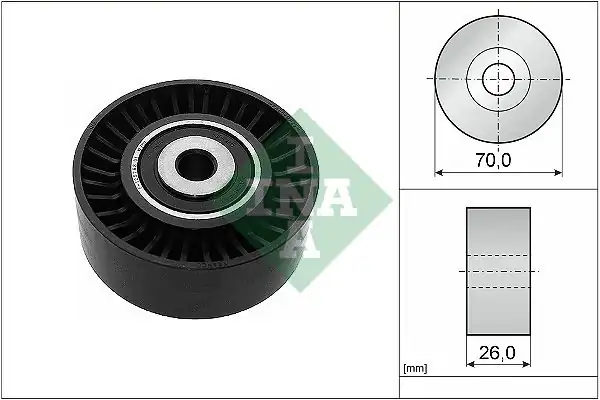 İna 532054410 Land Rover Freelander II 2 2 Td4 Mondeo IV 2 2 Sd4 Td4 V Kayış Gergi Rulmanı