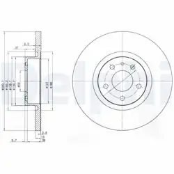 DELPHI BG3420 | Fren Diski (Çiftli Paket) , Deliksiz