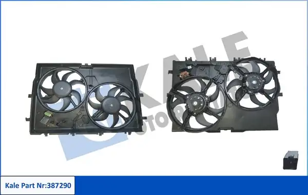 Kale Radyatör 387290 Fan Motoru Davlumbazlı Fiat Ducato 115 130 150 160 Mjt 3 0d 06 11 Ac Rezistorlu