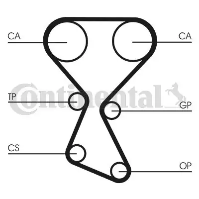 Continental Ctam Ct1027 Triger Kayışı Kia Magentis 01 05 Hyundai Santa Fe 01 06 Sonata 98 04