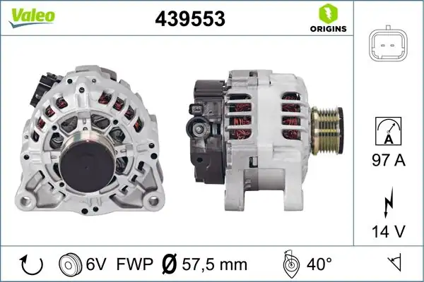 Valeo 439553 Alternatör 12v 97a Citroen Jumper Fiat Ducato Peugeot Boxer 2 2 Hdi 04