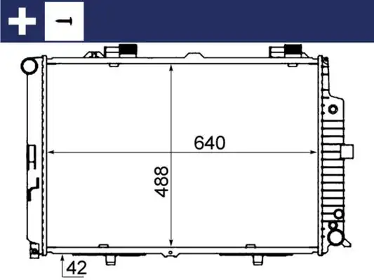 MAHLE CR318000S | Motor Su Radyatörü Mercedes E Class W210 S210 96 99 300td