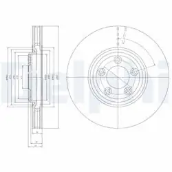 DELPHI BG4065 | Fren Diski (Çiftli Paket) , Delikli