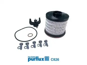 PURFLUX C826 | Mazot Filtresi Dokker Lody Logan II Captur Sandero II Clio IV 1.5 DCI 12 > Mercedes Cıtan 415 12 >