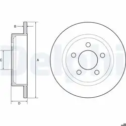 DELPHI BG4648 | Fren Diski (Çiftli Paket) , Deliksiz