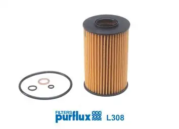 PURFLUX L308 | Yağ Filtresi Bmw M40 M42 M43 M44 E30 E34 E36 E46