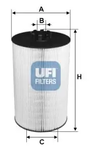 Ufi Filtre 25 097 00 Yağ Filtresi Volvo Fl II 06 Fe II 06 Renault Midlum II Premıum Lander 310 320 340 Otokar Kent