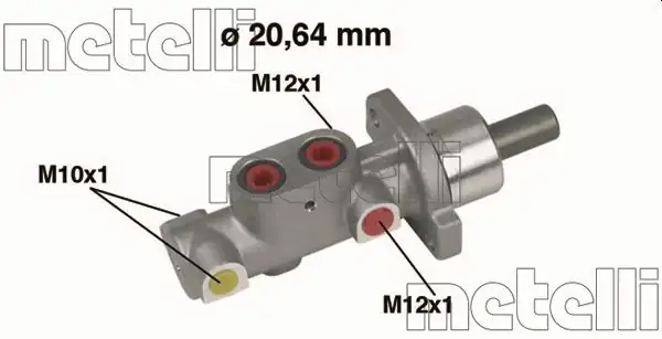 METELLİ 05-0296 | Ana Merkez 20 64 mm ABS siz Peugeot 306
