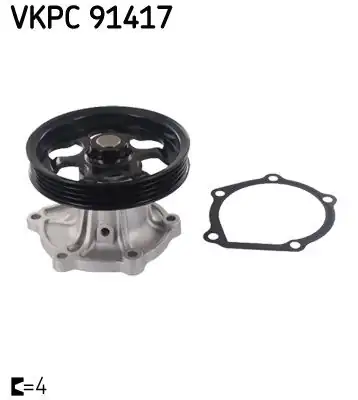 SKF VKPC91417 | Devirdaim Toyota Corolla 1 3 12v 1988 1998 Ae92 Ae100 Ae101 1e 2e