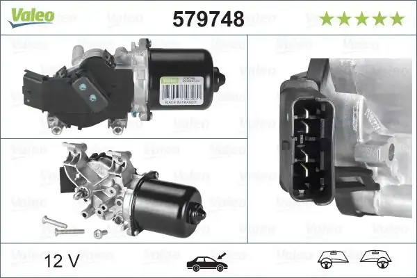 Valeo 579748 Silecek Motoru Nissan Note 05 838583