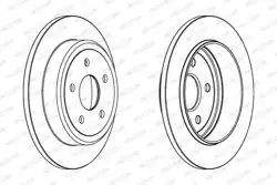 FERODO DDF1813C | Jeep Commander G.Cherokee 01-14 Arka Fren Diski