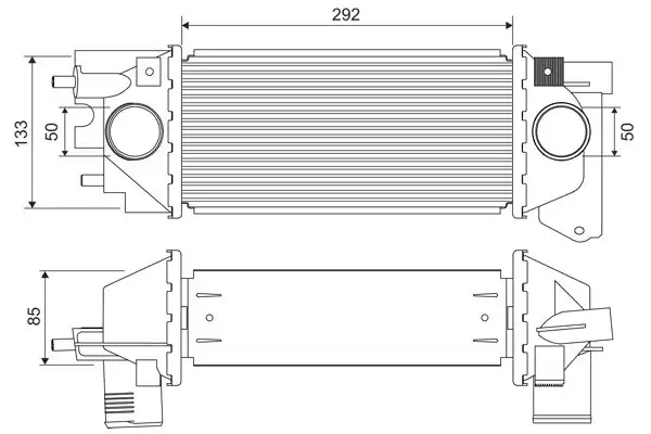 Valeo 822921 Turbo Radyatörü İntercooler Al Brz Land Rover Land Rover Freelander
