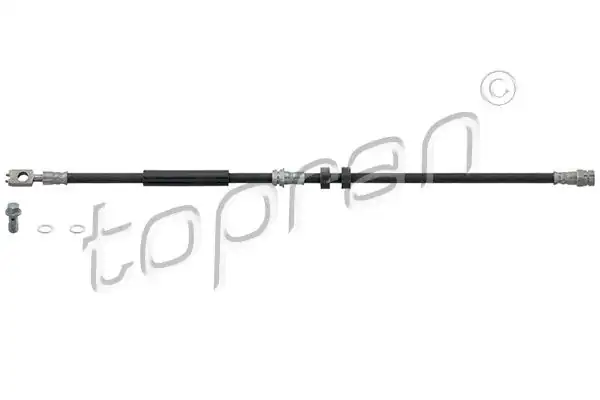 TOPRAN 114200 | Ön Fren Hortumu 540mm VW Polo 15 Audi A1 15 Seat Ibiza 16 17 Toledo 13 19 Skoda Fabia 15