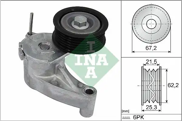İna 534071010 V Kayış Kütüklü Gergi Volvo S60 II T6 13 18 S90 II 2 0 T6 Awd 17 V60 İ T6 13 Xc60 İ Suv T6 13 Xc90 II T6 Awd 14