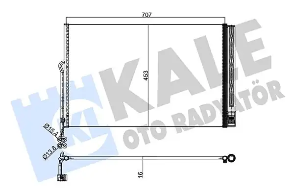 KALE 345605 | Klima Radyatörü VW Touareg 3 0 3 6 4 2 V6 V8 10 15