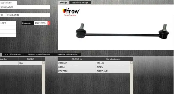 FROW ALTTAKIM 5561215041 | Z Rot Stabilizer Ön Sol Kia Carnıval Grand Carnıval III 2 Adet