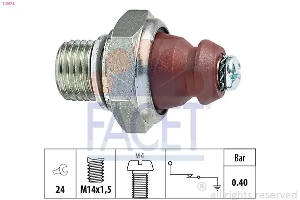 FACET 70074 | Yağ Müşürü Mercedes W460 G Serisi 230g 280g 79 1891045
