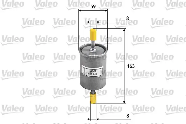 Valeo 587046 Yakıt Filtresi Benzin Alfa Romeo 156 1 6 16v T Spark 1891080