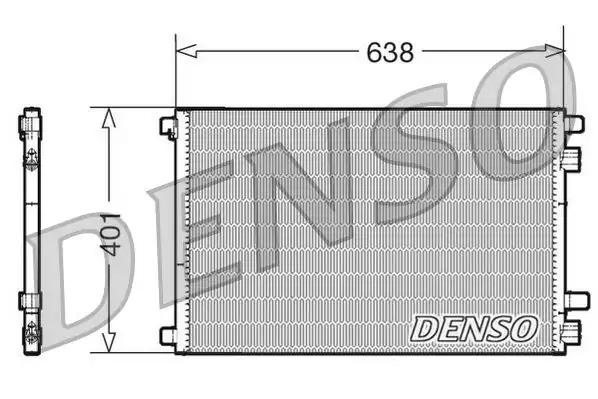 Denso Dcn23012 Klima Radyatörü Renault Megane II Scenic II Grand Scenic II 1 5 dCi 1 9dci 1 6 1 4 03