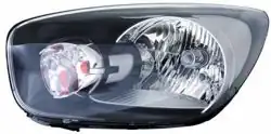 DEPO 223-1142L-LDEM2 | Ön Far Sol Elektrikli Siyah Kia Picanto 2011-2016