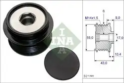 INA 535020810 | Alternatör Kasnağı 09-Avensis-Verso 1.6-1.8-2.0