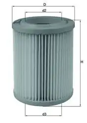 MAHLE LX1768 | Hava Filtresi CRV (Rd): Civic (Eu) 2.0 01-05 2.0 02-06
