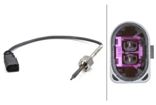 Hella 6pt014494 161 Egzoz Gaz Sıcaklık Sensörü VW Bora Golf IV V Polo Audi A2 A3 02 10