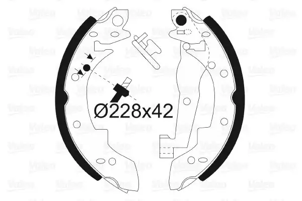 Valeo 562074 Arka Fren Balatası Pabuç Bmw E30 316 316i 320i